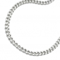 Preview: Kette 2,8mm Flachpanzerkette diamantiert Silber 925 19cm