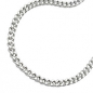 Preview: Kette 2,8mm Flachpanzerkette diamantiert Silber 925 19cm