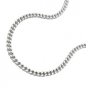 Preview: Kette 1,7mm Flachpanzerkette 2x diamantiert Silber 925 60cm