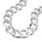Preview: Armband 11x3mm Weitpanzer Silber 925 23cm