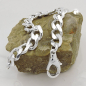Preview: Armband 11x3mm Weitpanzer Silber 925 23cm