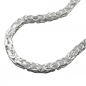 Preview: Kette ca.5mm Königskette vierkant glänzend Silber 925 55cm