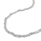 Preview: Armband 2,4mm Singapurkette Silber 925 19cm