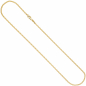 Preview: Panzerkette 585 Gelbgold diamantiert 2,2 mm 60 cm Gold Kette Halskette Goldkette