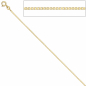 Preview: Venezianerkette 585 Gelbgold 1,5 mm 45 cm Gold Kette Halskette Goldkette