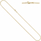 Preview: Erbskette 585 Gelbgold 2,5 mm 50 cm Gold Kette Halskette Goldkette Karabiner