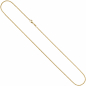 Preview: Erbskette 333 Gelbgold 1,5 mm 38 cm Gold Kette Halskette Goldkette Karabiner