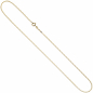 Preview: Venezianerkette 585 Gelbgold 1,5 mm 42 cm Gold Kette Halskette Goldkette