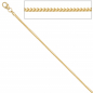 Preview: Bingokette 585 Gelbgold 1,2 mm 45 cm Gold Kette Halskette Goldkette Karabiner