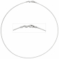 Preview: Halsreif 585 Weißgold 1,2 mm 45 cm Gold Kette Halskette Weißgoldhalsreif