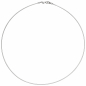 Preview: Halsreif 585 Weißgold 1,2 mm 45 cm Gold Kette Halskette Weißgoldhalsreif