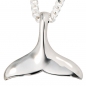Preview: Anhänger Walfischflosse 925 Sterling Silber rhodiniert