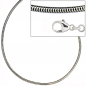 Preview: Schlangenkette 925 Silber 1,6 mm 45 cm Halskette Kette Silberkette Karabiner