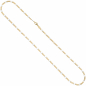 Preview: Steg-Panzerkette 333 Gelbgold massiv 2 mm 45 cm Gold Kette Halskette Goldkette