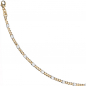 Preview: Steg-Panzerarmband 333 Gelbgold massiv 19 cm Gold Armband Goldarmband Karabiner