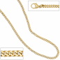 Preview: Panzerkette 333 Gelbgold massiv 3,3 mm 50 cm Gold Kette Halskette Goldkette