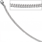 Preview: Panzerarmband 585 Weißgold massiv 21 cm Gold Armband Weißgoldarmband Karabiner