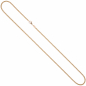 Preview: Panzerkette 585 Rotgold 2,0 mm 45 cm Gold Kette Halskette Rotgoldkette Karabiner