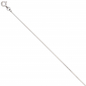 Preview: Venezianerkette 333 Weißgold 1,2 mm 50 cm Gold Kette Halskette Weißgoldkette