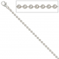 Preview: Kugelkette 925 Silber 3,0 mm 60 cm Halskette Kette Silberkette Karabiner