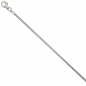 Preview: Schlangenkette 925 Silber 1,6 mm 80 cm Halskette Kette Silberkette Karabiner