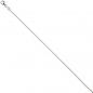 Preview: Ankerkette 950 Platin 1,3 mm 42 cm Halskette Kette Platinkette Karabiner
