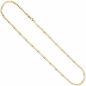 Preview: Halskette Kette 333 Gold Gelbgold 45 cm Goldkette Karabiner