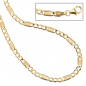 Preview: Halskette Kette 333 Gold Gelbgold 45 cm Goldkette Karabiner
