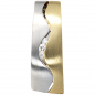 Preview: Anhänger 585 Gold Gelbgold Weißgold bicolor matt 3 Diamanten Brillanten