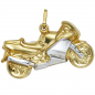 Preview: Anhänger Motorrad 333 Gold Gelbgold bicolor