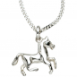 Preview: Kinder Anhänger Pferd 925 Sterling Silber Pferdeanhänger Kinderanhänger