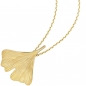 Preview: Anhänger Ginko Ginkgo 375 Gold Gelbgold Goldanhänger
