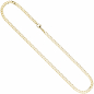 Preview: Panzerkette 333 Gelbgold 4,9 mm 50 cm Karabiner Gold Kette Goldkette Halskette