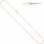 Preview: Kugelkette 585 Gelbgold 1,5 mm 45 cm Gold Kette Halskette Goldkette Karabiner