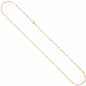 Preview: Singapurkette 333 Gelbgold 1,8 mm 50 cm Gold Kette Halskette Goldkette Federring