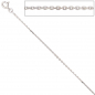 Preview: Ankerkette 333 Weißgold 1,6 mm 50 cm Gold Kette Halskette Weißgoldkette
