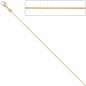 Preview: Ankerkette 585 Gelbgold diamantiert 0,6 mm 42 cm Gold Kette Halskette Goldkette
