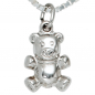 Preview: Anhänger Bär 925 Sterling Silber rhodiniert