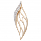 Preview: Anhänger 585 Gold Rotgold 8 Diamanten Brillanten 0,05ct. Rotgoldanhänger