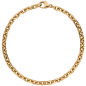 Preview: Ankerarmband 585 Gold Rotgold 19 cm Armband Goldarmband Karabiner
