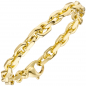 Preview: Ankerarmband 585 Gold Gelbgold 21 cm Armband Goldarmband Karabiner