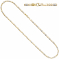 Preview: Steg-Panzerkette 333 Gelbgold 3,7 mm 45 cm Gold Kette Halskette Goldkette