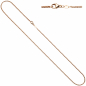 Preview: Bingokette 585 Rotgold 1,5 mm 42 cm Gold Kette Halskette Rotgoldkette Karabiner