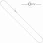 Preview: Ankerkette 333 Weißgold 1,3 mm 42 cm Gold Kette Halskette Weißgoldkette