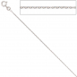 Preview: Ankerkette 333 Weißgold 1,3 mm 45 cm Gold Kette Halskette Weißgoldkette
