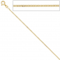 Preview: Panzerkette 333 Gelbgold 1,3 mm 36 cm Gold Kette Halskette Goldkette Federring