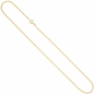 Preview: Panzerkette 333 Gelbgold 2,1 mm 42 cm Gold Kette Halskette Goldkette Federring