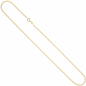 Preview: Panzerkette 585 Gelbgold 2,1 mm 42 cm Gold Kette Halskette Goldkette Federring