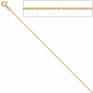 Preview: Ankerkette 333 Gelbgold 1,2 mm 36 cm Gold Kette Halskette Goldkette Federring