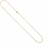 Preview: Ankerkette 585 Gelbgold 1,6 mm 45 cm Gold Kette Halskette Goldkette Federring